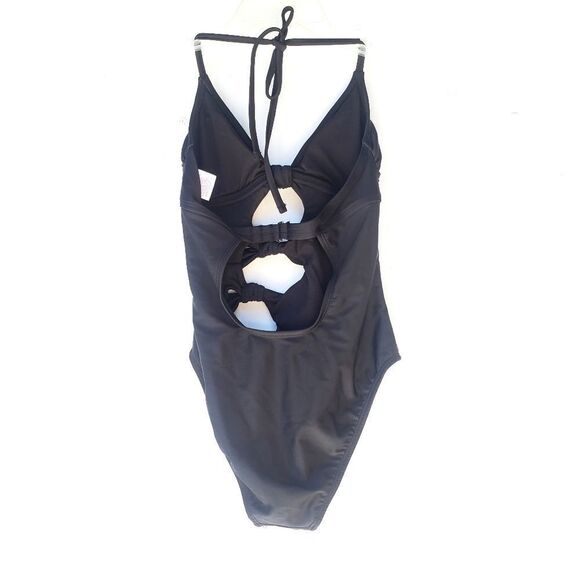 Womens New OnePiece Tie Front Swimsuit XS - Picture 4 of 8